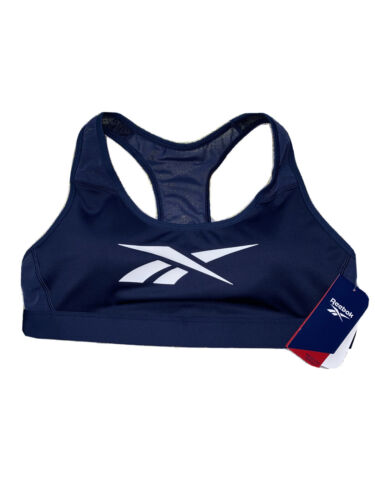 Reebok Women's Studio Hero Racer Pad Bra -  SZ. 1X/16W- Color VECTOR NAVY NEW!!!