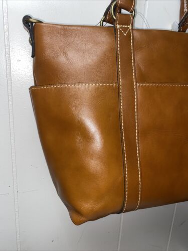 PATRICIA NASH LEATHER TALLORIA TOTE TAN COGNAC P61601  $229 NEW BEAUTIFUL!!!