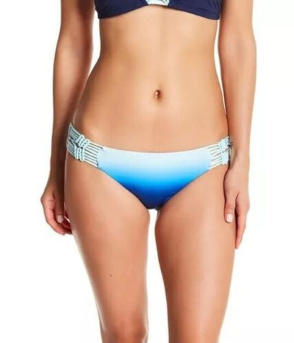 Dolce Vita Women's Swimsuit Set (2 pieces) with Macrame - Blue Ombré Size Medium