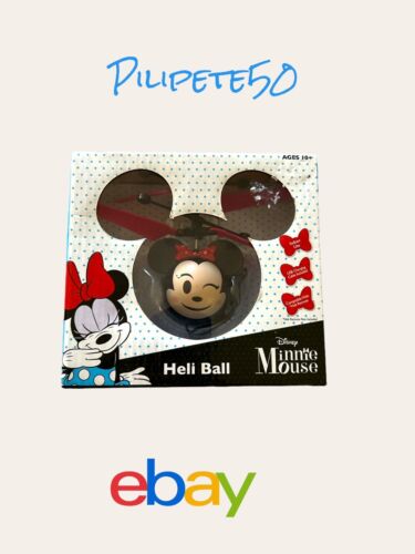 Disney Minnie Mouse Heli Ball Indoor Helicopter Flying Toy with USB Cable - NEW