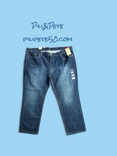 LEVI'S 541 ATHLETIC TAPERSTRAIGHT FIT STRETCH JEANS 46" x 30” BLUE LEVI'S-$79.50
