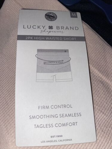 Lucky Brand Shaping High Waist Shorts Size M~2 pair Style LVD60580~ EXCELLENT!