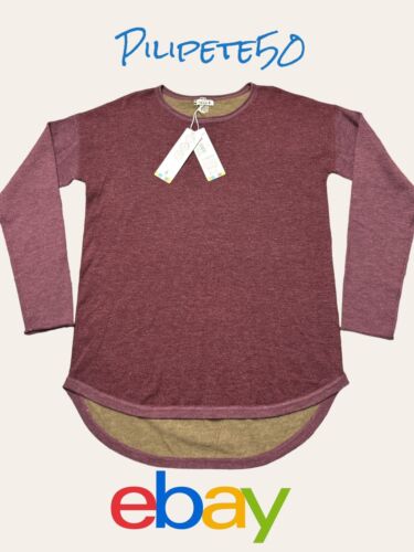 Smartwool Shadow Pine Colorblock Sweater Purple Heather Women Sze SMALL Top~NWT