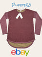 Smartwool Shadow Pine Colorblock Sweater Purple Heather Women Sze SMALL Top~NWT