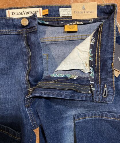 TAILOR VINTAGE JEANS “NAVAL“ CANAAN SLIM STRETCH FIT ABSOLUTE COMFORT MSRP $88