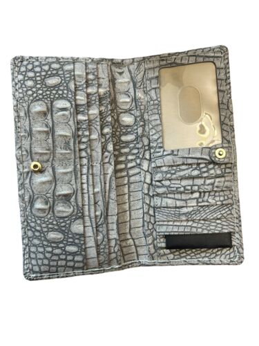 Brahmin Ady Tetra Collection Fairest Grey Veronica Wallet~Shades Of Grey~UNQUE!!