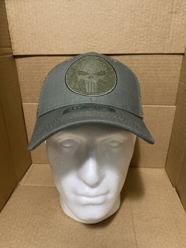 Highland Tactical Hat Khaki Green With Punisher Logo