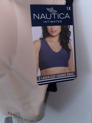 NÁUTICA 2PACK INTIMATES LOUNGE SIZE 2XL BRAS LASER CUT -NT2081 -BEAUTIFUL!