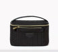 Aimee Kestenberg Adele Black Quilt 2 Piece Silver Zip. Cosmetic set T00135 NWT