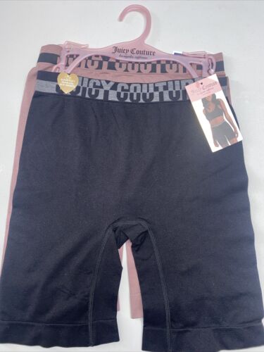 JUICY COUTURE~2 PK SUPER SOFT WOMEN  SLIP SHORTS~MULTICOLOR~ JC4186~ALL SIZES1