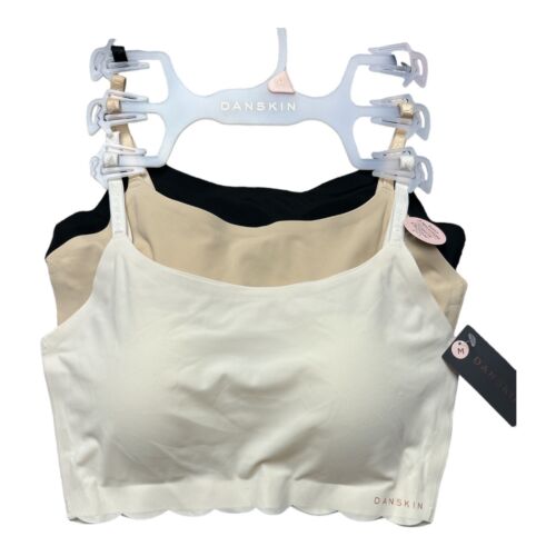 Danskin Intimates Invisible Support  BRAS,~Multicolor ~ 3-set ~ Size : M~DS3795