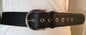 MICHAEL KORS BELT BLACK WITH SILVER BUCKLE SOMETHING REALLY DIFFERENT MSRP $58