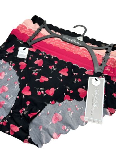 Marilyn Monroe 5pc MM9411  No Show Bikini Panties~L~Multicolor $42-PERFECT