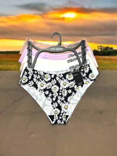 STEVE MADDEN Women’s Panties Sz. S~5 Pkg Cheeky Hipster Multicolor~SM21076~SEXY
