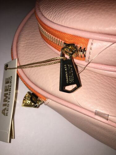 AIMEE KESTENBERG SET OF TWO COSMETIC BAGS~Genuine LEATHER ATHENA -Retail $98