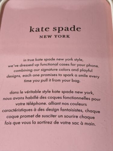 Kate Spade Phone  Case iPhone 13 Pro Floral & Rhinestones Beauty!!