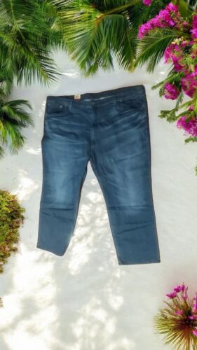 LEVI'S 559 RELAXED STRAIGHT FIT STRETCH JEANS 54" x 32" DARK BLUE LEVI'S A1!!