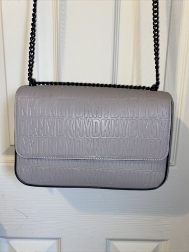 DKNY Sina MD Flap Shoulder Bag Crossbody Shoulder Handbag Embossed NWT UNIQUE!!!