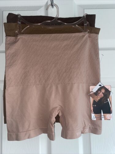 Thalia Sodi Knit Waist Shaping Shorts~Firm Control Shapewear~ Large~3 Pk~Style ❤
