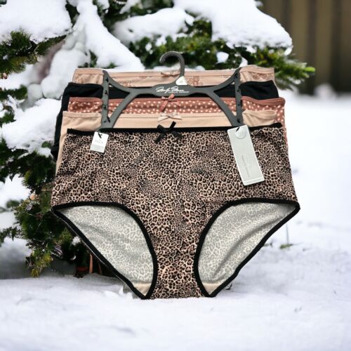 Marilyn Monroe 5pc MM5112~Super Soft~Mid-Rise Panties~2X Multicolor $42-PERFECT!