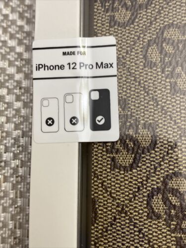 Guess Slim Profile PU Leather Protective Case For iPhone 12 Pro Max Brown