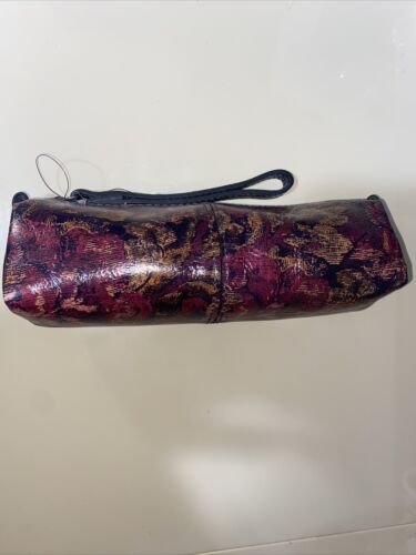 Patricia Nash Isla Oblong Italian Leather Wristlet Style A035399 Vintage Floral