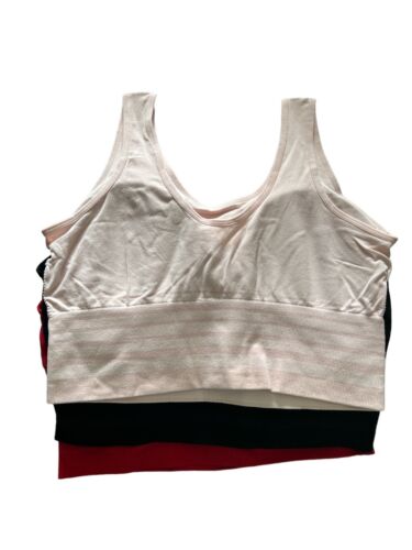 NÁUTICA 3 PACK INTIMATES LOUNGE COMFORT BRAS SIZE 3X STYLE NT8487 BEAUTIFUL!