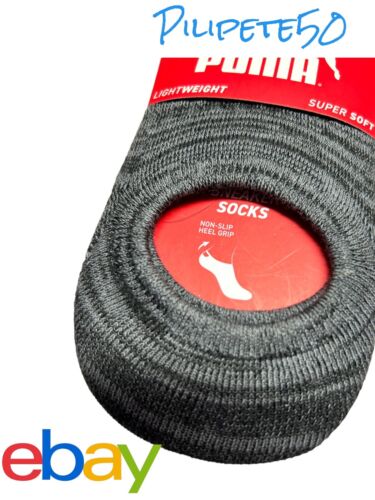 PUMA Women's No Show Sneaker Socks 6-Pairs Size 5-9.5 Lightweight Super Soft