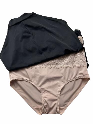 Marilyn Monroe 3pc Lace Shaping Briefs - Double Layer Tummy Panel