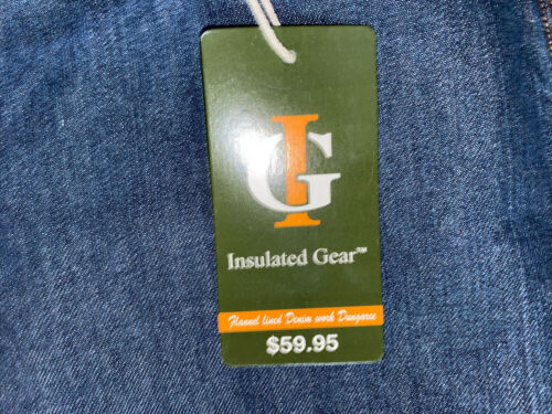 WORK  PANTS “INSULATED GEAR”DUNGAREE SIZE 42 X 32  NEW