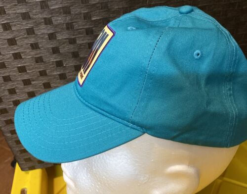 Zion National Park Cap Teal Blue Adjustable 100% Cotton H3 Headwear
