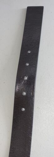 MICHAEL KORS BELT BLACK WITH STAMPED LOGO SILVER BUCKLE