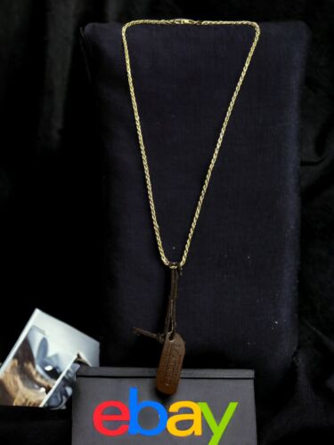 MATTEO 20" Italian Sterling Silver 925 Gold Plated Men Rope Chain~Lobster Clasp