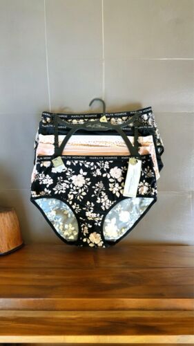 Marilyn Monroe 5pc MM5108~Super Soft~Mid-Rise Panties~L~Multicolor $48-PERFECT!