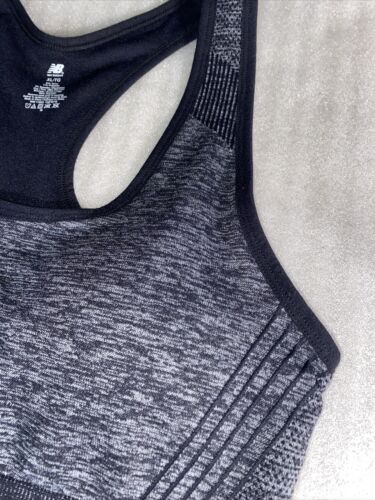 NEW BALANCE Women's Sports Bra ~MEDIUM IMPACT~Style112002~Black FSD~ALL SIZES