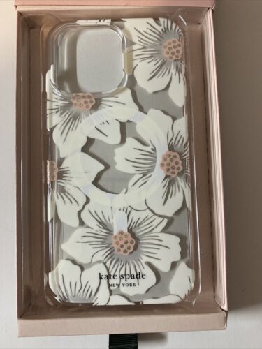 Kate Spade Phone Case iPhone 14 Pro Max 6.7" Floral Pink Rhinestone Beautiful!!!