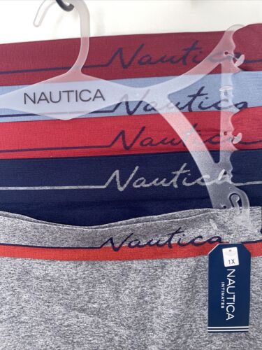 NAUTICA 5 Pack FIT BRIEFS PLUS SIZE~MULTICOLOR~  NT3478~ALL SIZES~GREAT FIT!