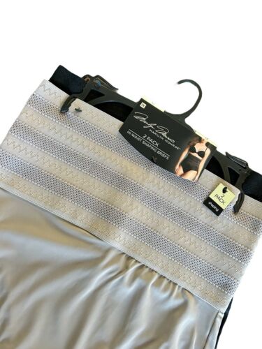 Marilyn Monroe 2pc MM7157~Elastic Belly Band~Hi Waist Shaping Briefs~L~GREAT !
