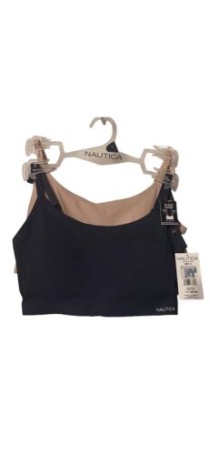 NÁUTICA 2PACK INTIMATES NT2101 SIZE SMALL BRAS LASER CUT RETAIL $48 BEAUTIFUL!