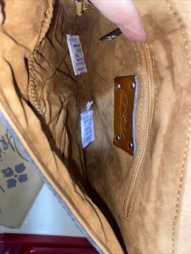 PATRICIA NASH Granada Blue Sky Rose Crossbody Handbag NEW BEAUTIFUL!!