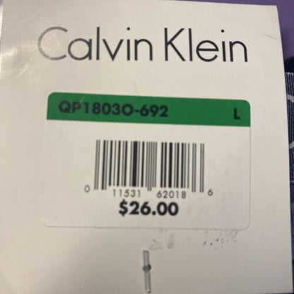 Calvin Klein Thong Panties 2 pack Cotton Soft ~ Size L ~QP 18030-692~ GREAT FIT