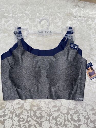 NÁUTICA 2PACK INTIMATES LOUNGE SIZE 1XL BRAS LASER CUT RETAIL $48 BEAUTIFUL!