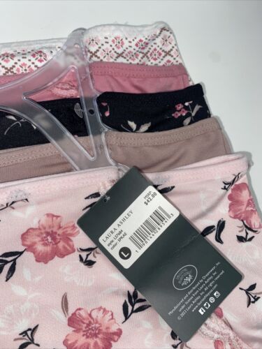 LAURA ASHLEY~5 Pack FIT PANTIES~MULTICOLOR~STYLE # LS7684~ALL SIZES~GREAT FIT!