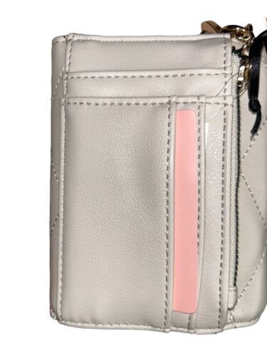 Juicy Couture Ivory Wallet CardHolder~JC Rhinestones Embedded~Trifold~CLASSY~NEW