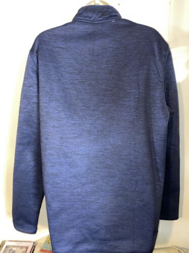Eddie Bauer Pullover Mens Blue Pullover Warm Fleece Lined "Keep Warm" MSRP $60