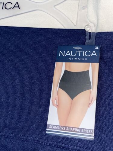 NAUTICA INTIMATES NT7106 3PKD MF SEAMLESS SHAPING BRIEF PANTIES GREAT FIT! NWT