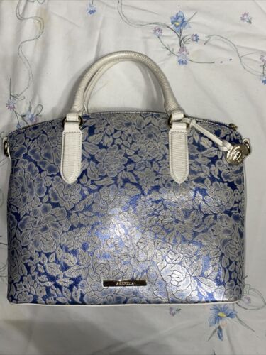 Brahmin Duxbury Satchel Aquarius Stratford Double Handle & Shoulder Bag UNIQUE!
