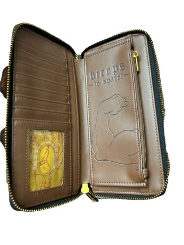 Loungefly Disney Beauty &The Beast Villains Gaston Scene Long Zip Around Wallet