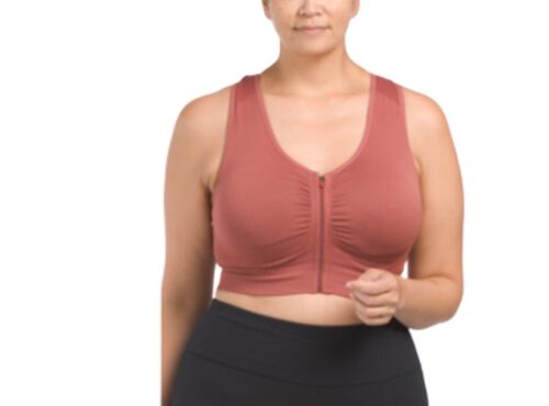 90 Degree By Reflex High Perform Full Support Sport  Bra Plus Size~1X~REAR FIND!