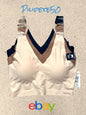 NÁUTICA 3~PACK INTIMATES LOUNGE SIZE L BRAS LASER CUT MULTICOLOR-NT3794~MSRP$64